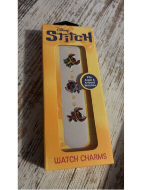Women's Disney Stitch Watch Charms One Size Yellow White